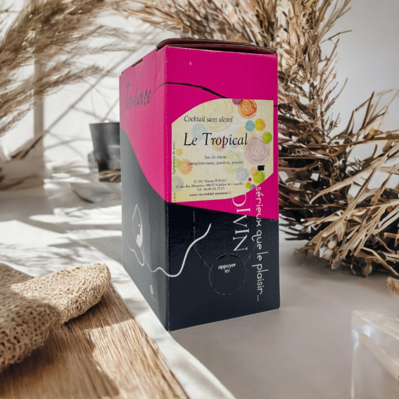 BIB 3L COCKTAIL SANS ALCOOL LE TROPICAL DOMAINE DE LA NOUE
