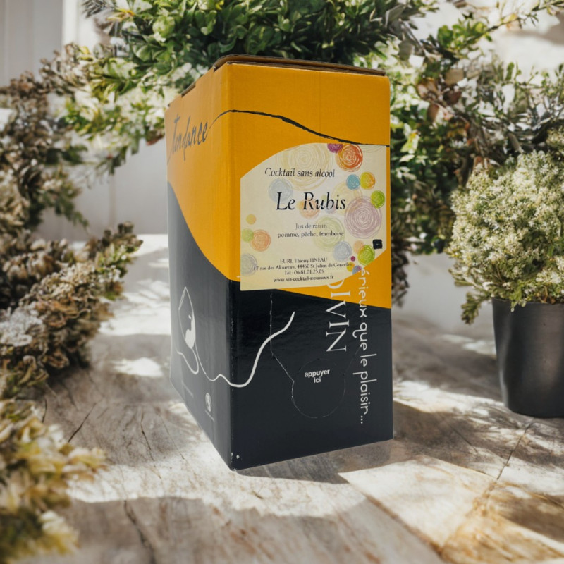 BIB 3L COCKTAIL SANS ALCOOL LE RUBIS DOMAINE DE LA NOUE