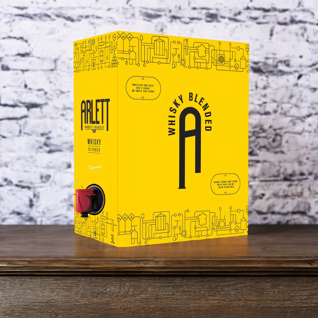 BIB 3 litres Whisky Arlett Blended de la Distillerie Tessendier BIB 3 litres Whisky Arlett Blended de la Distillerie Tessendier