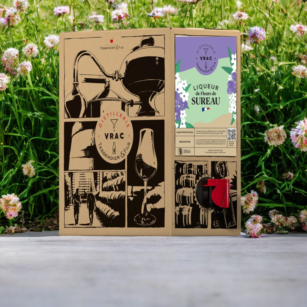 BIB liqueur Fleur de Sureau de la Distillerie Tessendier