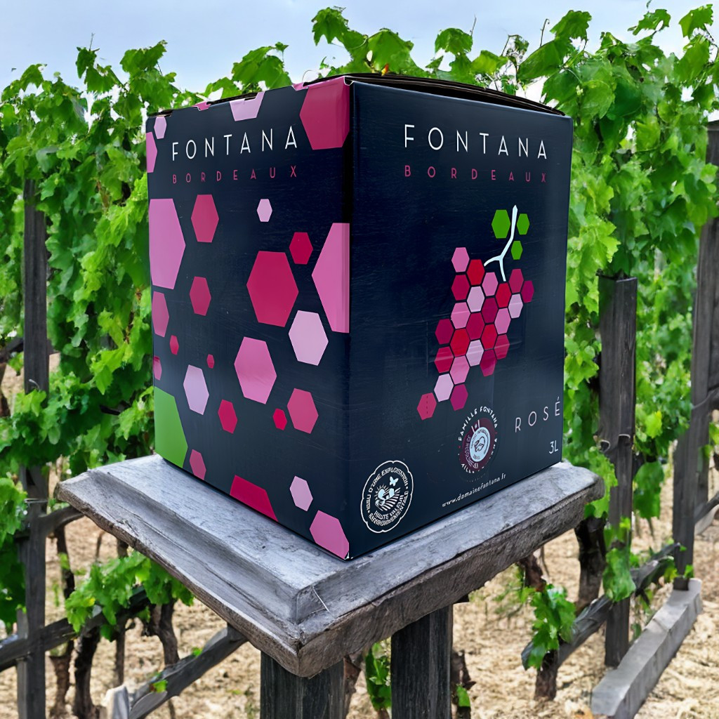 cubi de vin rosé bordeaux du domaine fontana cubi de vin rosé bordeaux du domaine fontana