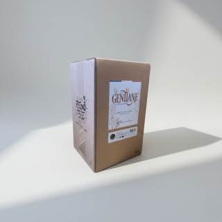 BIB 5L La Gentiane des Potions d'Oc, apéritif traditionnel sur fond neutre, emballage carton éco-responsable