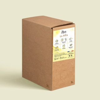 Conditionnement Cubi 3L Pina Colada Neat - Format Bag-in-Box robuste pour transport et stockage