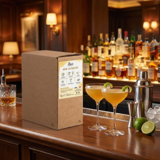 Verre de cocktail Daïquiri doré "Oro" servi sur glace - Prêt à boire Neat Cocktails