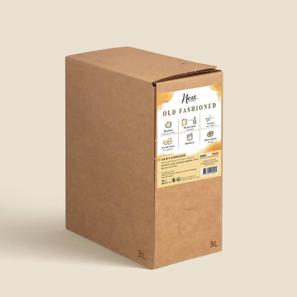 Cocktail Old Fashioned Neat Cocktails - Format BIB 3L (Bourbon & Sirop d'Orange Sanguine)