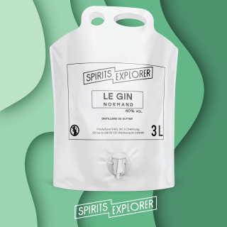 Format Vrac Professionnel : Gin de Normandie Spirits Explorer en Cubi 3 Litres