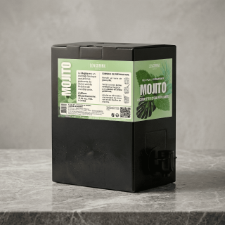 Fontaine de préparation pour cocktail Mojito Longdrinx 5L. Un format cubi pratique