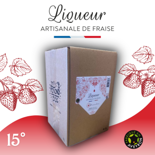 Liqueur de Fraise BIB 5L -...