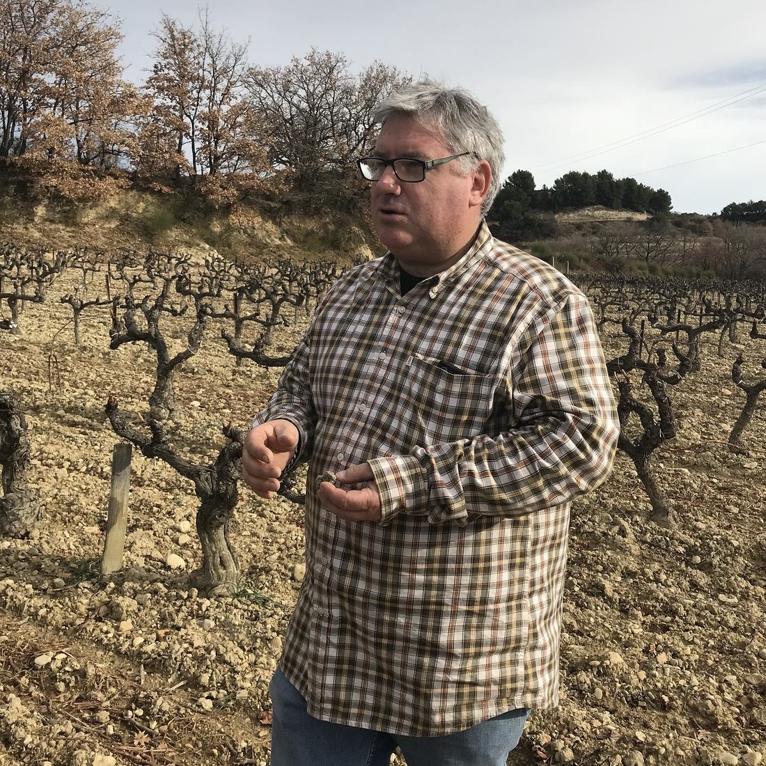 Helen Durand, vigneron du Domaine du Trapadis