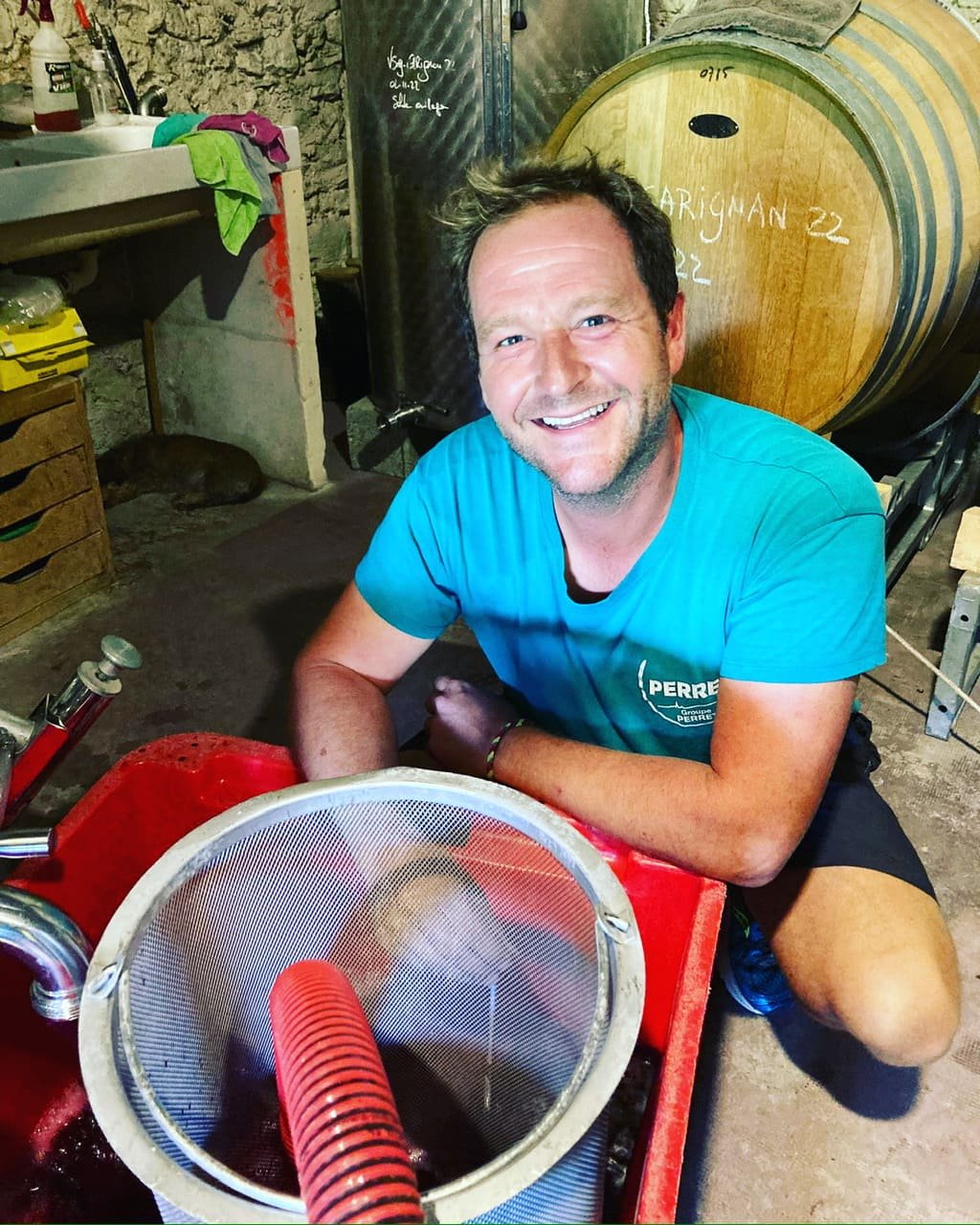 David vigneron belge au Domaine Jape Loup