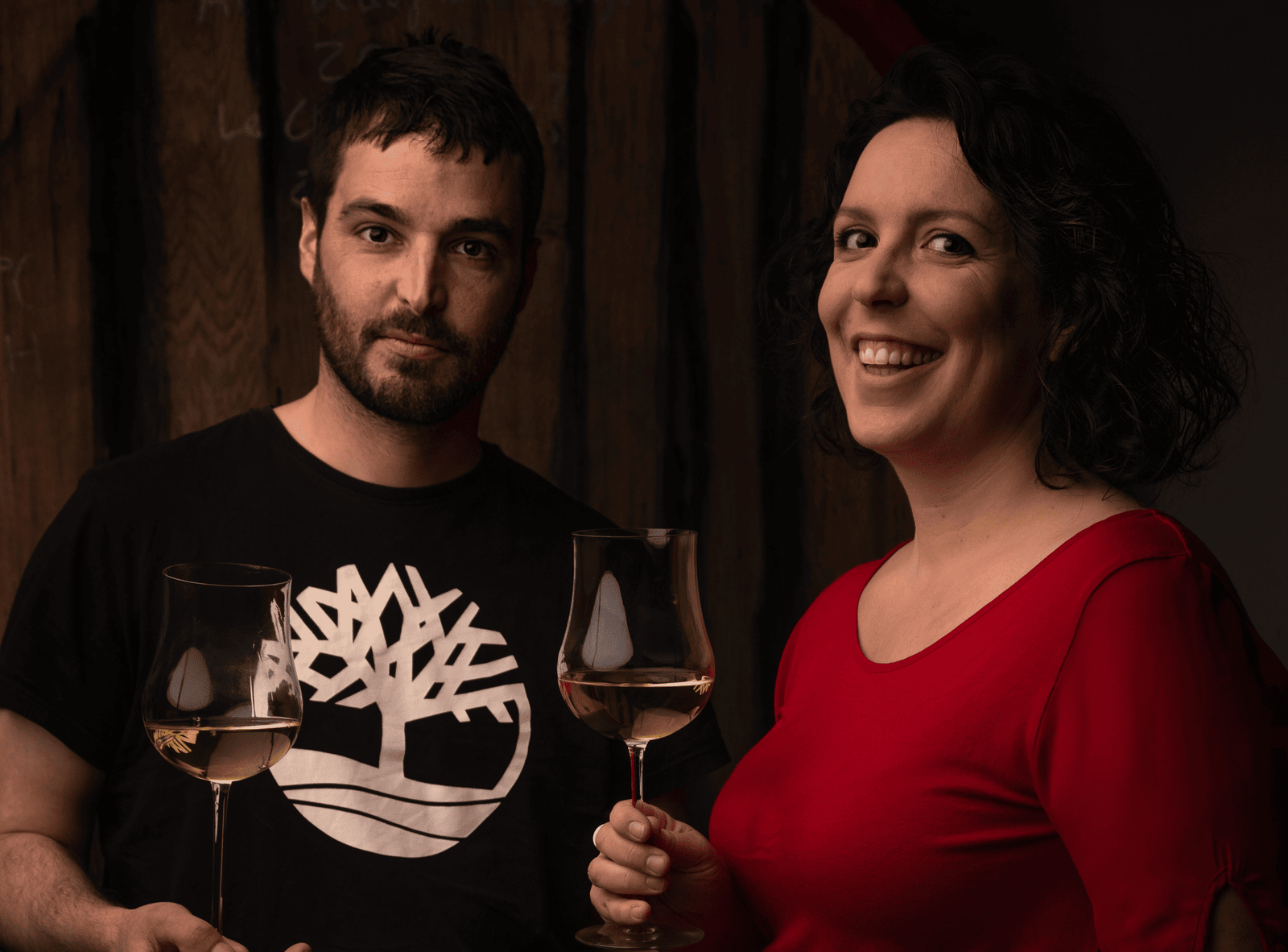 Alexandre et Marine Riviere, vignerons indépendants à Lachassagne en Beaujolais